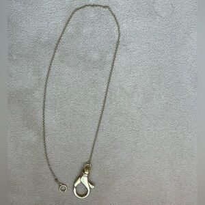 Large lobster claw gold choker